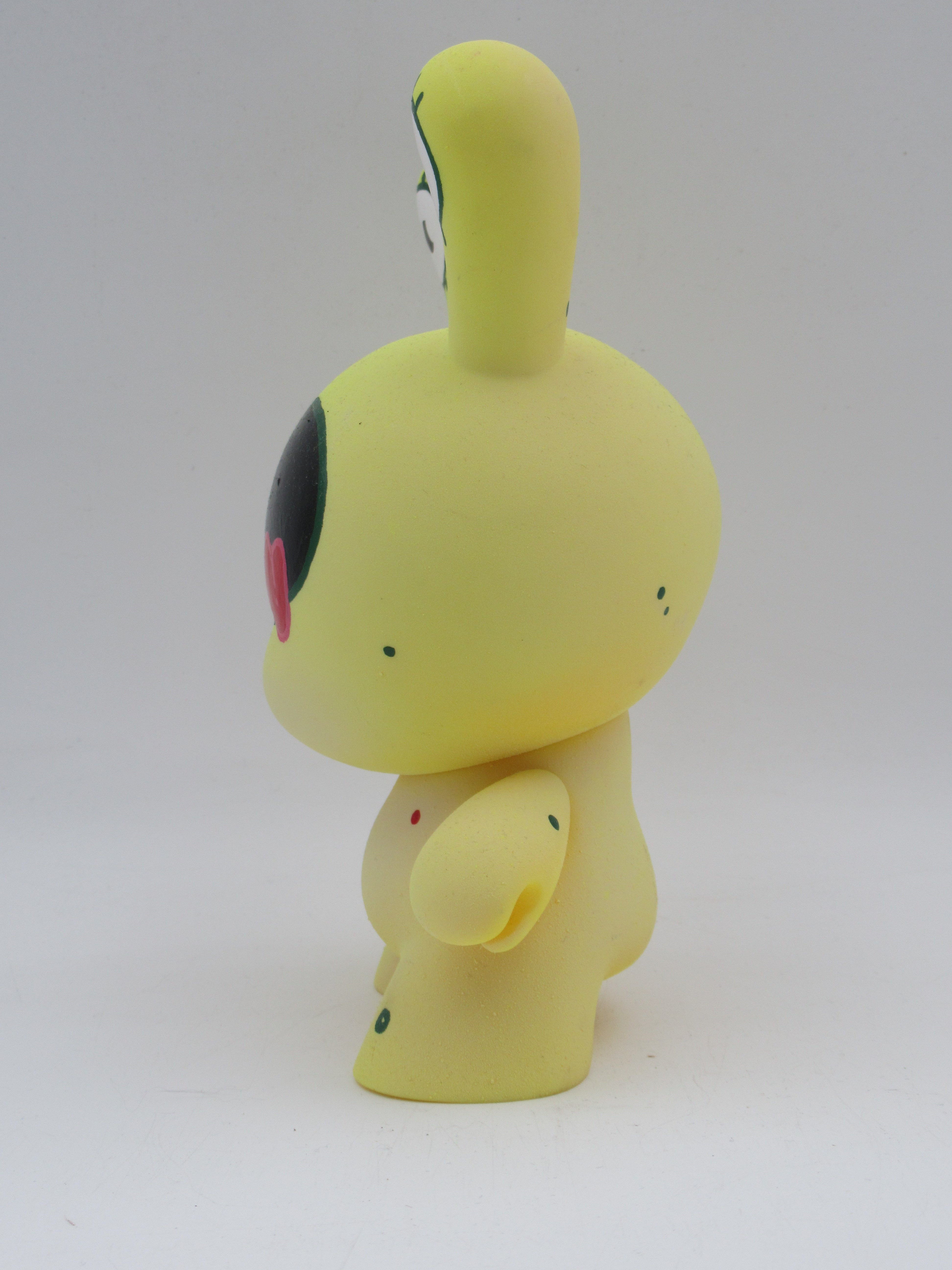 CUSTOM Yellow Dunny Figure - Upso x Kidrobot (c. 2000s) Artist SIGNED Collectible Art Toy